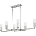 thumbnail image 2 of CRZ648BN Quoizel Lighting Cruz - 6 Light Linear Chandelier-10.25 Inch Tall and 48 Inch Wide-Brushed Nickel Finish, 2 of 4
