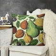 thumbnail image 2 of YINGXI Fruit Yellow Leaves Summer Art Fruit Pillow Covers Pillowcases Home Decor Bed Couch Sofa Office Living Room Cushion 22x22in, 2 of 5