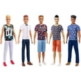 thumbnail image 5 of Barbie Fashionistas Ken Dolls Wearing Removable Outfit & Shoes, 65th Anniversary (Styles May Vary), 5 of 7