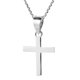 thumbnail image 1 of Collar con colgante de cruz AeraVida de plata esterlina 925, 46 cm, 1 of 6