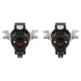 thumbnail image 3 of Thermal Control Switch, Quick Action Contact Sensing 25A Sensitive High Power 2Pcs Bimetal Sheet Thermostat Temperature Switch  For Home 60 Degrees Celsius ,80 Degrees Celsius ,90, 3 of 8