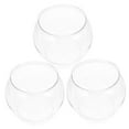 thumbnail image 4 of HINTRMENT 3Pcs Creative Transparent Plastic Fish Tank Globe Bowl for Stylish Home Tabletop Decoration, 4 of 6