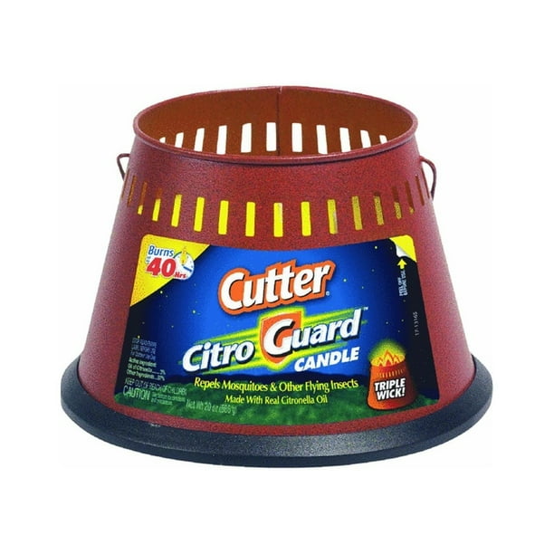 Cutter HG95784 CitroGuard 20Ounce Insect Repellent Triple Wick Candle, Pack of 2