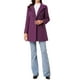 thumbnail image 2 of Abrigos de trench de invierno Inspire Chic para mujer, abrigo de doble botonadura con cuello de pie, talla XL, púrpura oscuro, 2 of 6