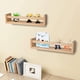 thumbnail image 4 of Estantería flotante de madera natural para pared de 2 piezas para niños, estantes de guardería para pared, decoración de baño, estante para especias de cocina, 4 of 7