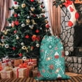 thumbnail image 5 of Christmas Bags Drawstring,Green Christmas Baking Pattern Large Xmas Christmas Gift Bags,Reusable for Xmas and New Year Party Favors and Supplies,27.6" X 19.7", 5 of 6