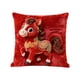 thumbnail image 2 of Funda de almohada con estampado de caballos de 45 x 45 cm | Funda de almohada decorativa de algodón con cremallera oculta para sofá, cama y decoración del hogar | Tejido suave y transpirable para, 2 of 6