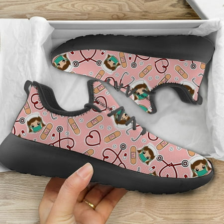 

Women Shoes Cartoon Nurse Pattern Nursing Shoes For Women Casual 2021 Luxury Designer Ladies Sneakers Students Girls Footwear