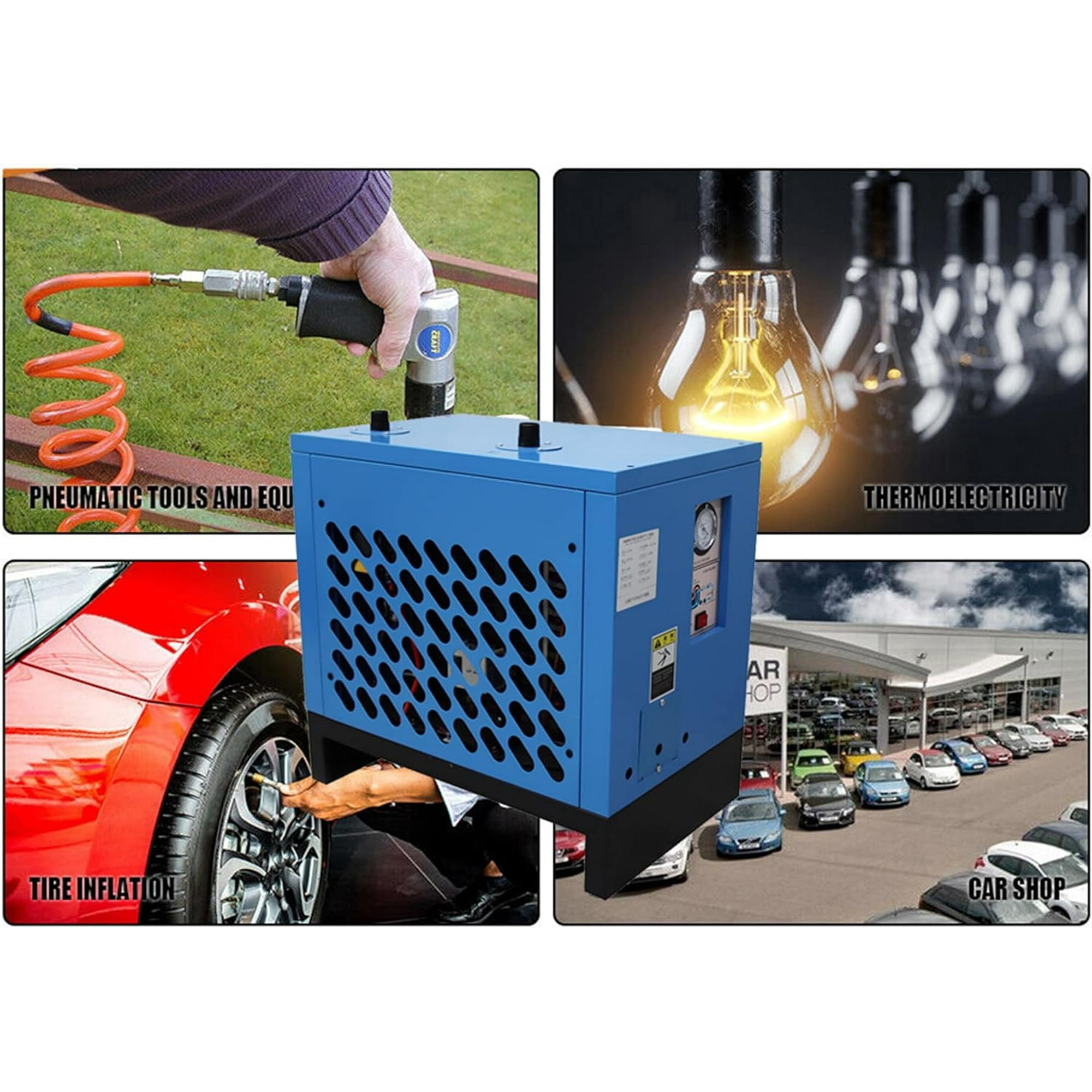 50C Refrigerating Dryer Compressed Air Dryer Freezing Drying Machine Air Compressor 6.5m³/min 220V