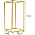 thumbnail image 3 of Paquete de 2 macetas decorativas de estilo moderno, perfectas para bodas y eventos, jarrones con columnas geométricas, 3 of 7