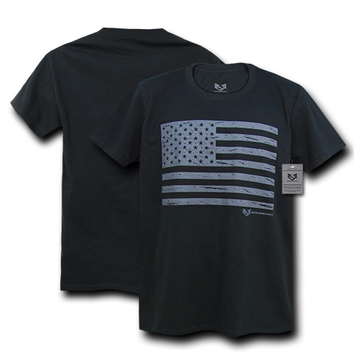 RapDom USA Flag Mens Graphic Tee [Black - XL] - image 2 of 2