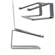 thumbnail image 3 of Soporte portátil para portátil de 10 a 17 pulgadas, soporte elevado de aluminio, soporte metálico para portátiles gris, 3 of 8