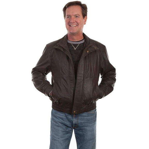Scully CHOC W/OLIVE DOUBLE COLLAR JACKET