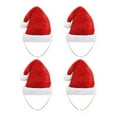 thumbnail image 5 of Koiauber Pet Santa Hat Red Fleece Santa Claus Hat Dog Cat Dress-up Costume for Puppy Kitten Small Cats Dogs, 5 of 8