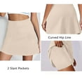 thumbnail image 6 of Kaemgyyd Women's Active Performance Skort with Pockets Lightweight High Waist Skirt with Shorts for Running Tennis Golf Sports, 6 of 7