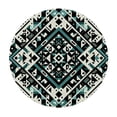thumbnail image 2 of PIKWEEK Bohemia Elastic Edged Round Table ClothsElastic Tablecloth Protective Table Pad, Geometry for Parties/Holiday Dinner/Wedding, 2 of 7