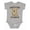 AC-Heather Grey, variant on Adorable Koala-fied Cuteness Baby and Kids Boys or Girls Baby Bodysuit