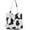 Cow Print, variant on Prite Corduroy Tote Bag for Women Large Shoulder Bag with Zipper and Pockets for College Work Travel Shopping