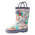 thumbnail image 2 of Oaki Kids Rubber Rain Boots with Easy-On Handles for Boys Girls Toddlers, 2 of 3