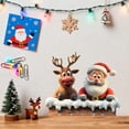 thumbnail image 3 of YIKA Interesting And Funny Santa Claus Reindeer Stickers Window And Wall Decorations Holiday Decorations Shading Waterproof Wall Stickers Multicolor, 3 of 5