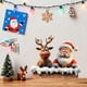 thumbnail image 3 of Pegatinas de pared interesantes y divertidas pegatinas de reno de Papá Noel para ventanas y paredes, decoraciones navideñas, pegatinas de pared impermeables con sombreado., 3 of 5