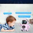 thumbnail image 4 of Intelligent Mini RC Robot Toy Talking Sound Control Walking Dancing Singing with LED Light for Kids (Pink), 4 of 8