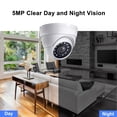 thumbnail image 5 of MAISI 5MP Wired Security Cameras for DVR Camera System, Dome CCTV Surveillance Cameras with 60ft BNC Cable, Night Vision, TVI Technology, and Wide Angle Lens for Home Security Monitor, 5 of 11