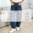 thumbnail image 3 of ClodeEU Women's High Waist Cropped Wide Leg Jeans ,Casual Button Fly Denim Capri Pants with Pockets ,Women's Plus L, 3 of 6
