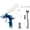 Blue, variant on HVLP Automotive Air with 1.3mm Tip 600ml Plastic Cup for Auto , ,Blue