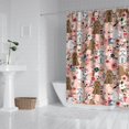 thumbnail image 2 of Poodle and Pioneer Flower Shower Curtain 72"x84" ,Bathroom Decorative Shower Curtains Set with 12 Hooks,Modern Waterproof Washable Shower Curtain, 2 of 6