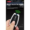 thumbnail image 4 of 3 Button Key Fob Cover Compatible with Toyota 2018-2023 Camry RAV4 Highlander Avalon C-HR Prius Corolla GT86 Keyless Silicone & Metal Key Case with Keychain, 4 of 7