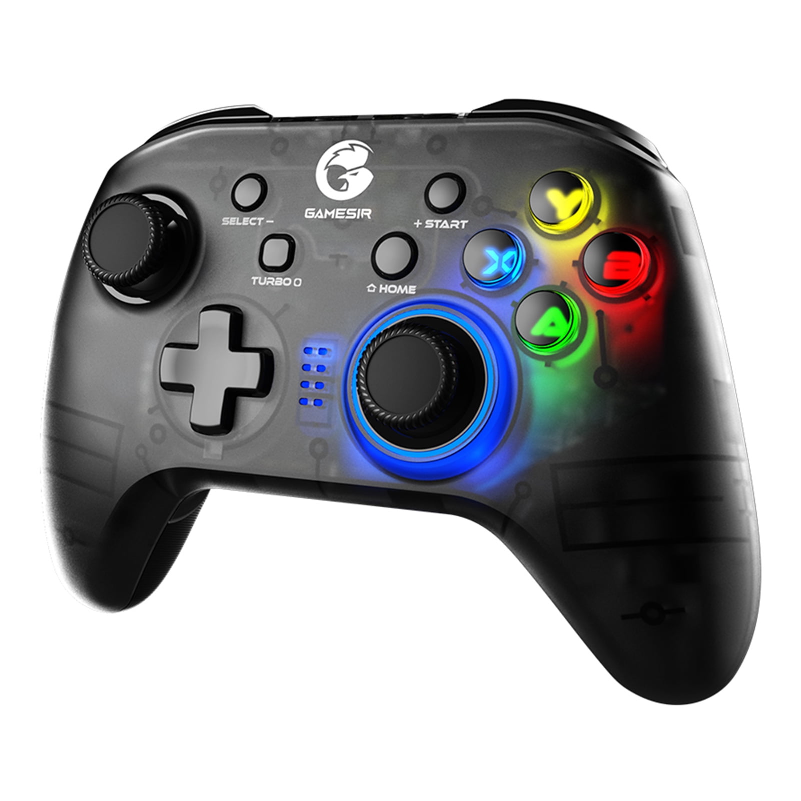 Tactiel gevoel Ansichtkaart Zwitsers GameSir T4 pro Gaming Controller Wireless Game Gamepad with LED Backlight  Replacement for Windows 7 8 10 PC iOS Android Nintendo Switch - Walmart.com
