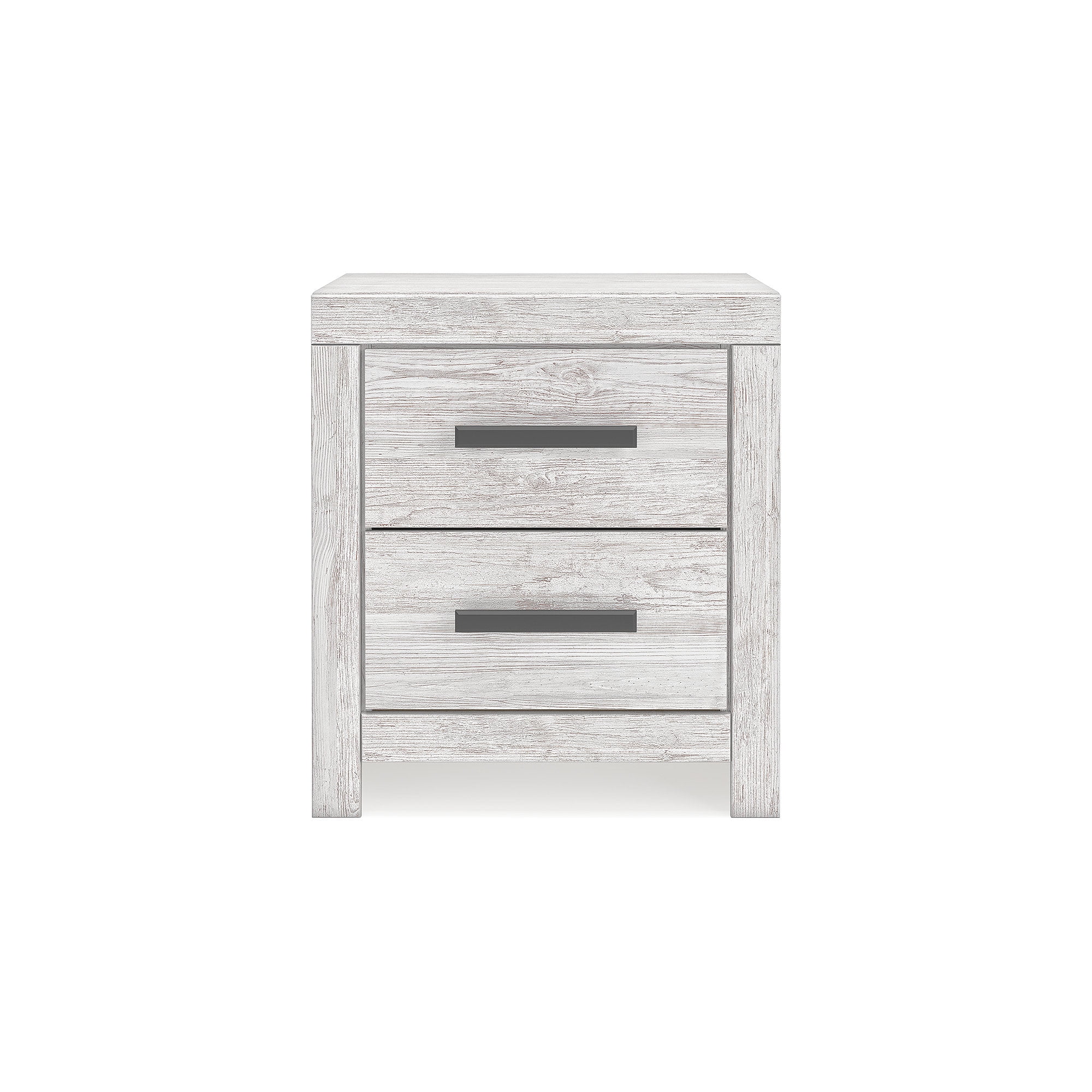 Signature Design by Ashley Cayboni 2 Drawer Nightstand, Whitewash