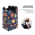 thumbnail image 3 of Yayeee Freestanding Laundry Hamper with Handle Collapsible Large Storage Basket for Clothes, Christmas Splendor, 3 of 7