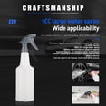 thumbnail image 3 of Trayknick 750ML Spray Bottle Durable Acid Resistant Lightweight Empty White Liquid Bottle for Car Washing, 3 of 13