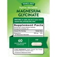 thumbnail image 3 of Magnesium Glycinate Capsules | 200mg | 60 Count | Non-GMO, Gluten Free Supplement | by Nature's Truth, 3 of 8