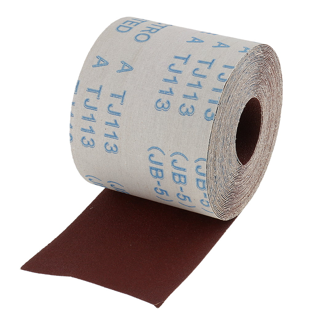 Choose Your Grit Emery Roll 2" Wide Emery Cloth 10ft Roll Cloth Back 