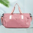 thumbnail image 1 of Bolsa De Ejercicios Bolsa De Ejercicios Oxford Fitness Bag Bolsas de gimnasio portátiles de gran capacidad para hombres y mujeres (rosa), 1 of 9