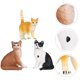 thumbnail image 3 of Modelos de gatito 3pcs modelos de figura de gato animal realista juguete de animal realista, 3 of 6