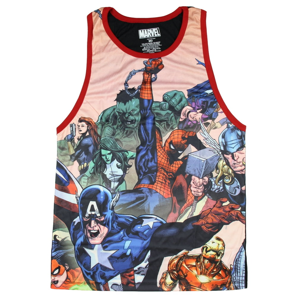 marvel sleeveless t shirt