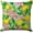Lemon, variant on Summer Pillow Cover 18x18 Inch - Vibrant Lemon and Pink Blossom Pattern, Tropical Fruit and Floral Decorative Cushion Case for Home Decor