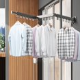 thumbnail image 1 of Hogar Perforación-Libre Ropa Rack Al Aire Libre Ropa Simple Varilla de Secado Ropa Plegable Secado Artefacto Negro, 1 of 5