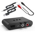 thumbnail image 1 of Bluetooth 5.3 Audio Receiver NFC USB U Disk RCA 3.5mm AUX USB Stereo Music Wireless Adapter for Car, 1 of 5
