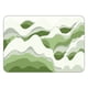 thumbnail image 3 of Sofa Vama Ropa de Cama Alfombrilla de baño absorbente y antideslizante con diseño de flores, de secado rápido y resistente a la suciedad, ideal para la entrada del baño. for Navideño, 3 of 4