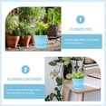 thumbnail image 4 of 10 macetas de plástico para flores, macetas para jardinería, soporte para plantas suculentas, 4 of 6