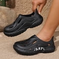 thumbnail image 2 of Xijirk Women Casual Sandals Breathable Beach Shoes Comfortable Flat Walking Footwear Women Sandals for Summer Vacation Travel,Black,10.5, 2 of 9