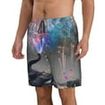 thumbnail image 2 of Balery Elephant Fireworks Celebration Traje de Baño Estilo Hawaiano para Hombre, Shorts de Secado Rápido con Bolsillos-3X-Large, 2 of 6