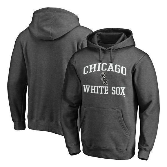 Men's Charcoal Chicago White Sox Heart & Soul Pullover Hoodie