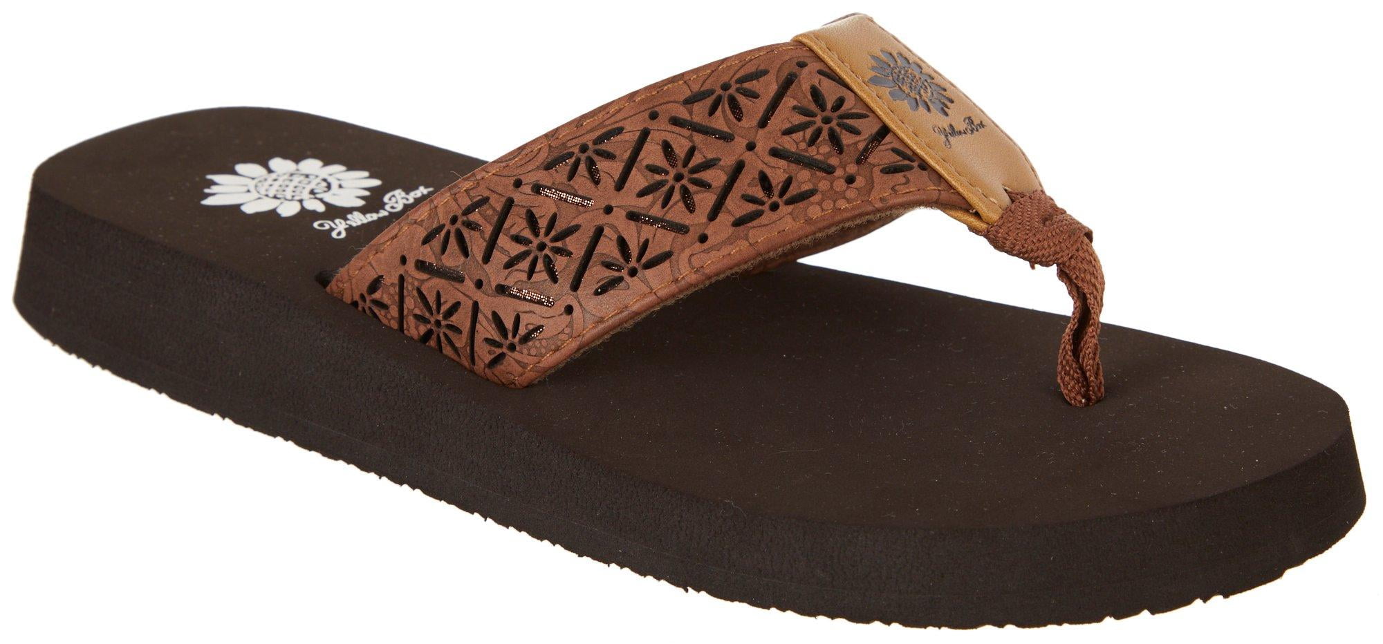 discontinued yellow box sandals