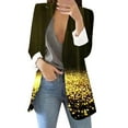 thumbnail image 1 of Gibobby Blazer de mujer Chaquetas elegantes para mujer chamarra de solapa con muescas chamarra de hombro traje de trabajo(Dolado,XG), 1 of 4